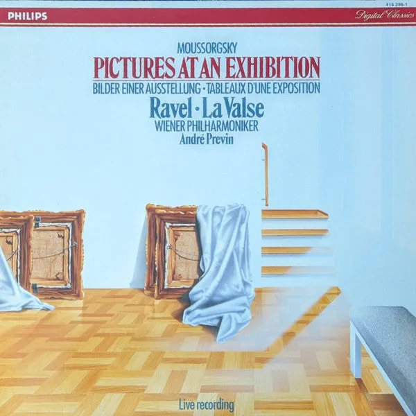 Modest Mussorgsky / Maurice Ravel, Wiener Philharmoniker, André Previn - Pictures At An Exhibition / La Valse (LP) (NM or M-)