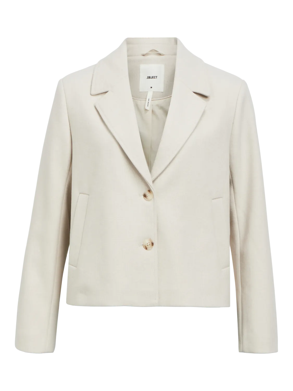 OBJPETRA Jacket - White Sand