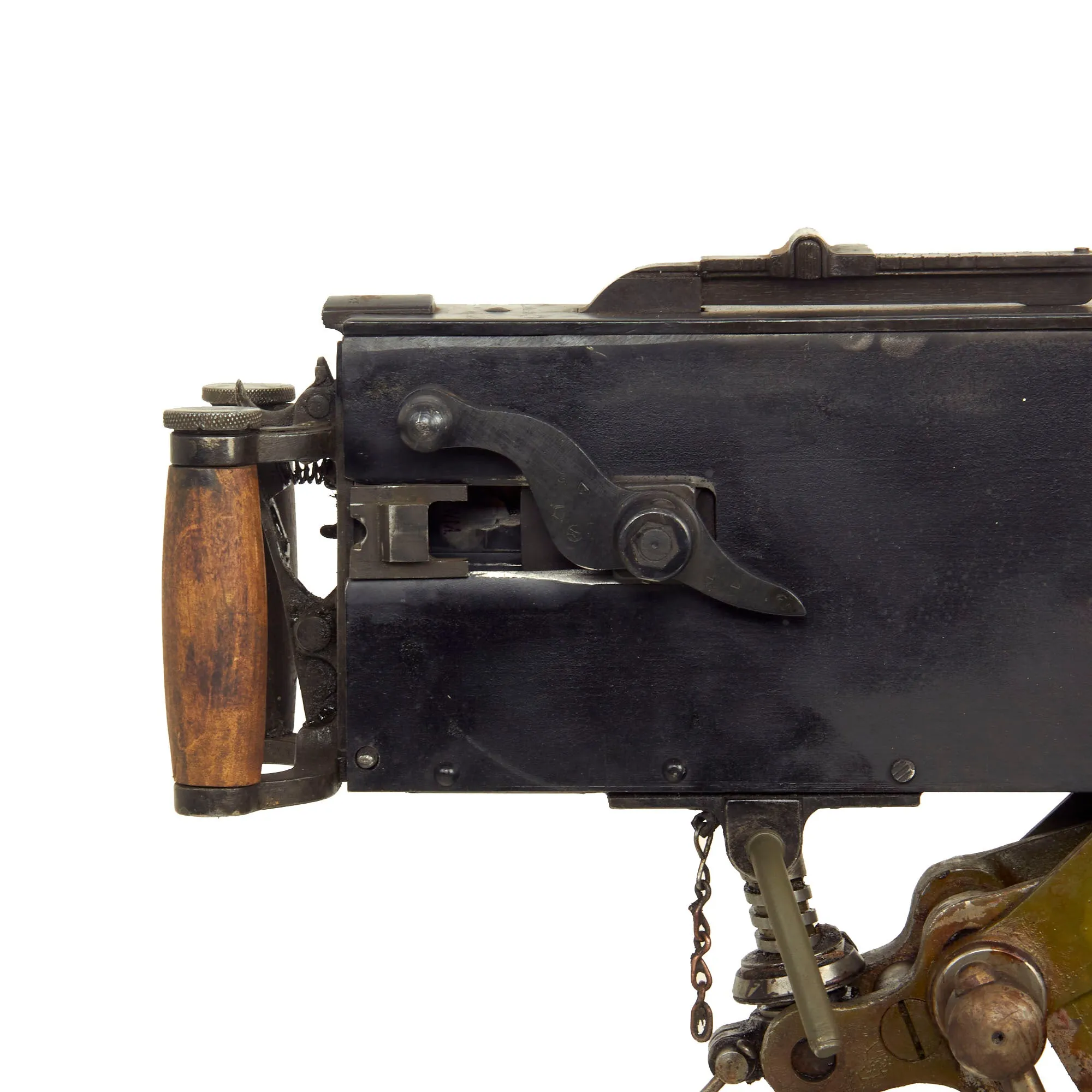 Original Russian WWI / WWII Maxim M-1905/1910 Smooth Jacket Display Machine Gun with Sokolov Mount & Accessories - dated 1942