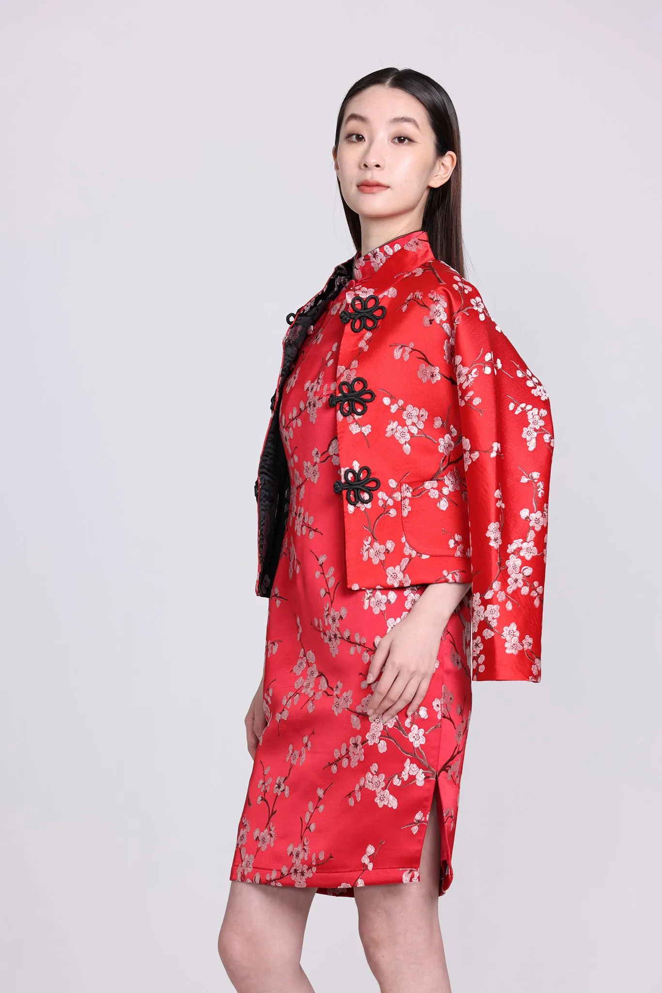 POLLY Plum Brocade Cheongsam