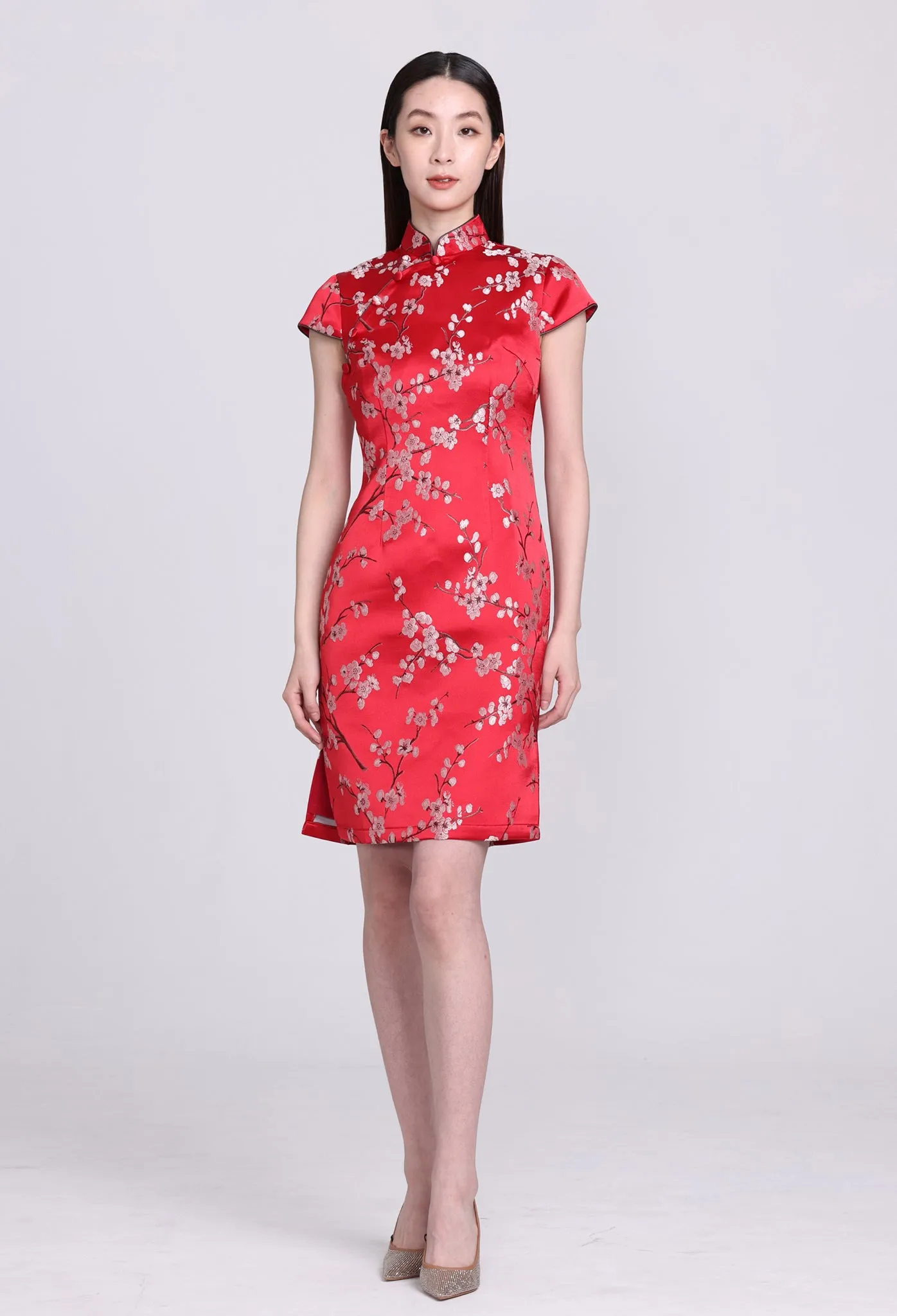 POLLY Plum Brocade Cheongsam