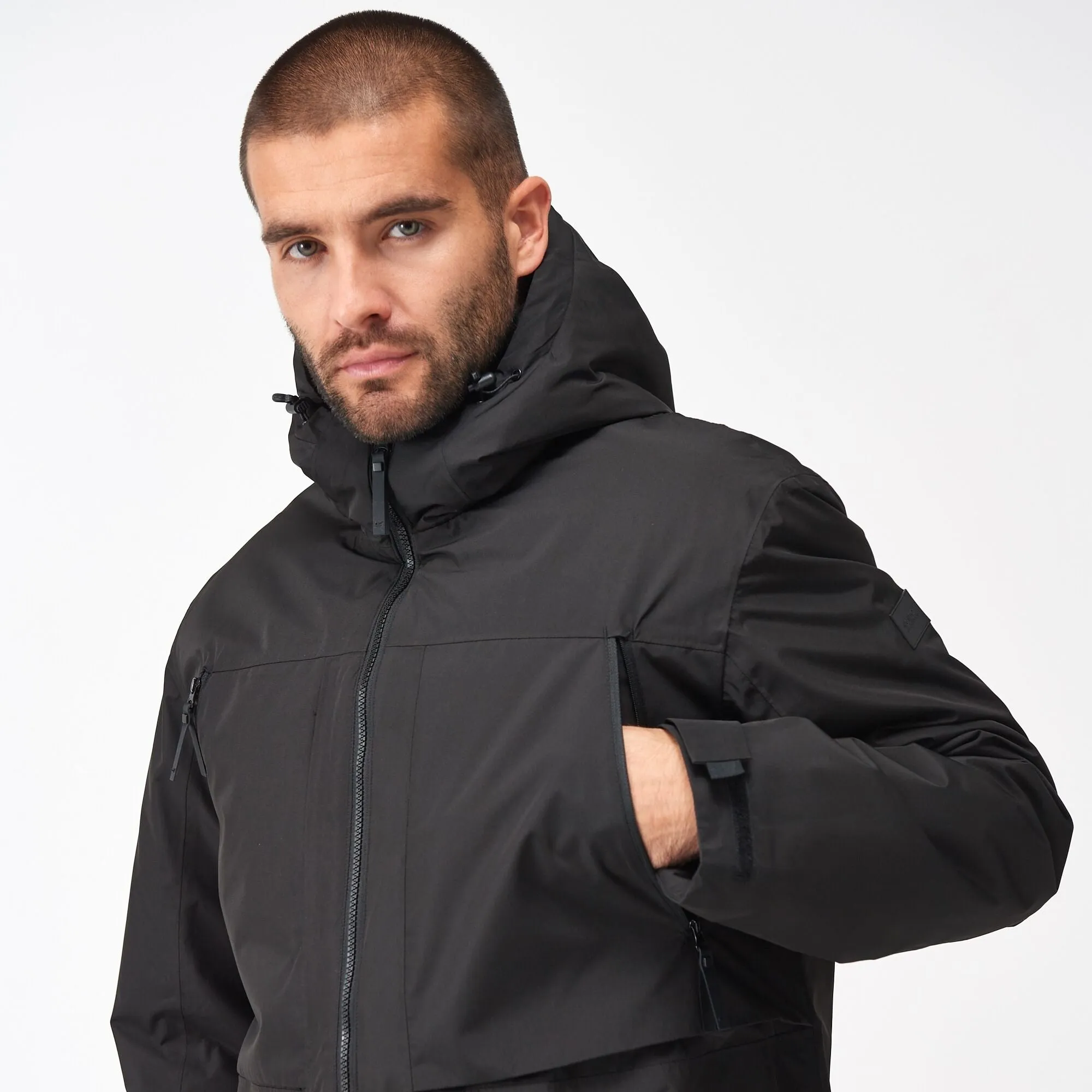 Regatta Men's Larrick Waterproof Jacket | Black