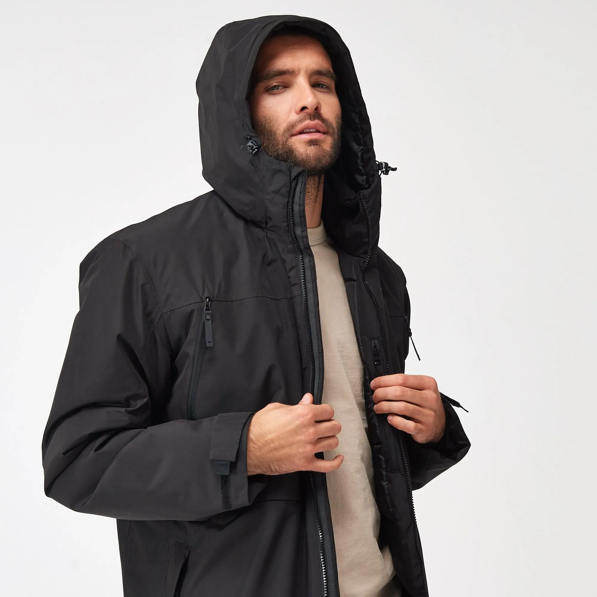 Regatta Men's Larrick Waterproof Jacket | Black