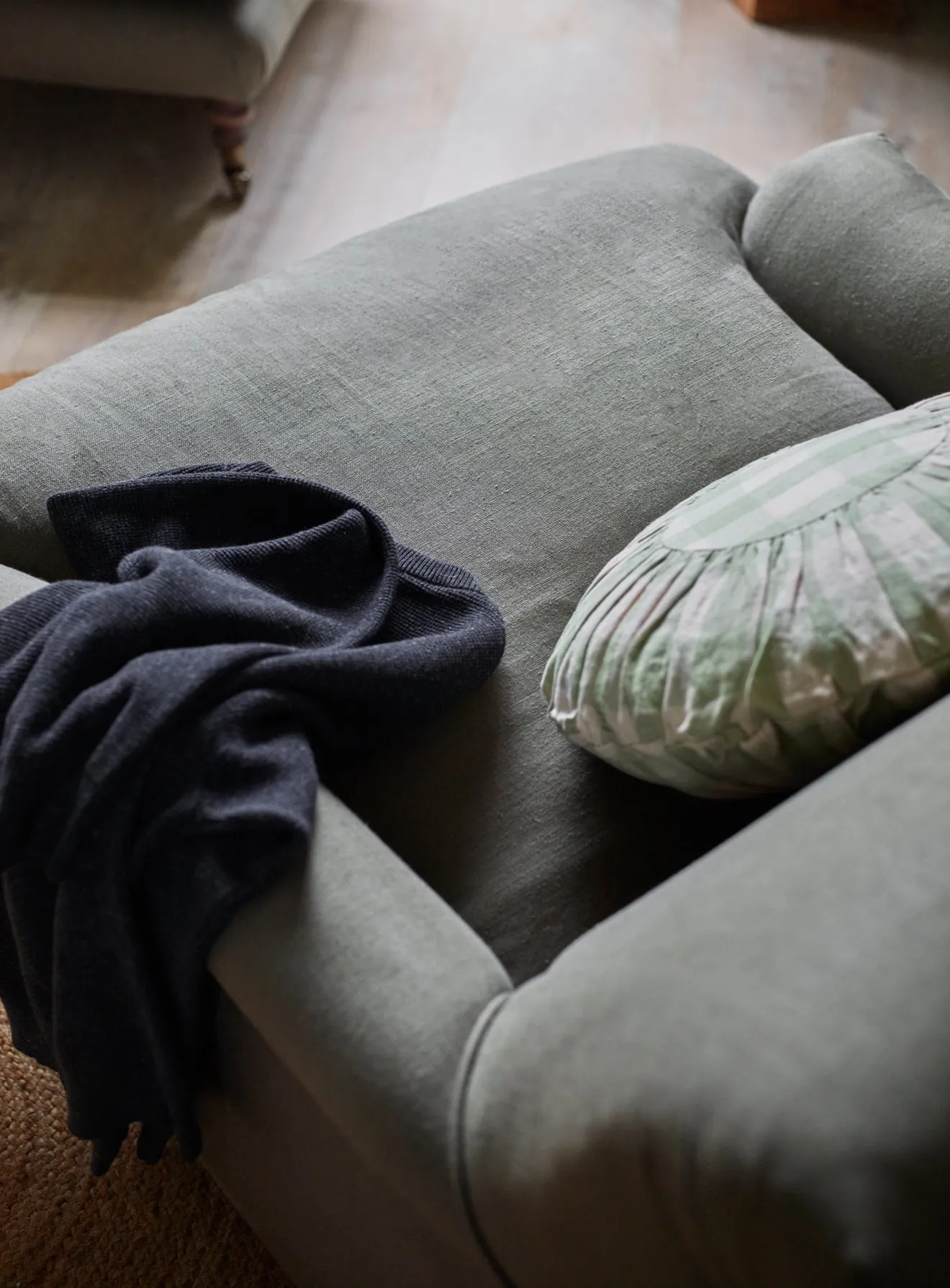 Remy Armchair, Plaster Pink Linen