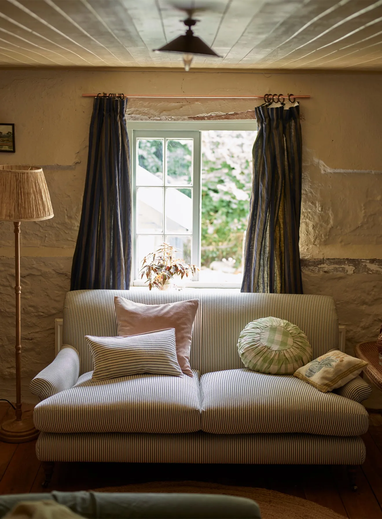 Remy Sofa, Two Seater, Plaster Pink Linen