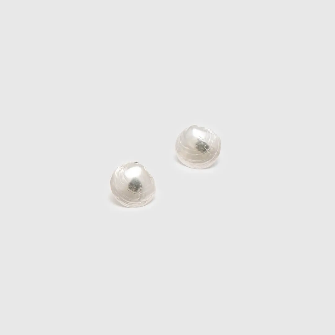 Romantic clams - stud earrings - silver 925