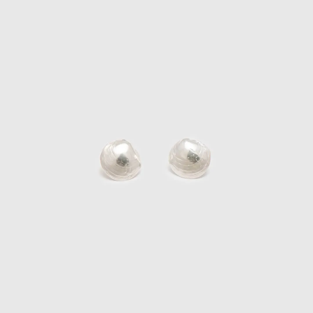 Romantic clams - stud earrings - silver 925