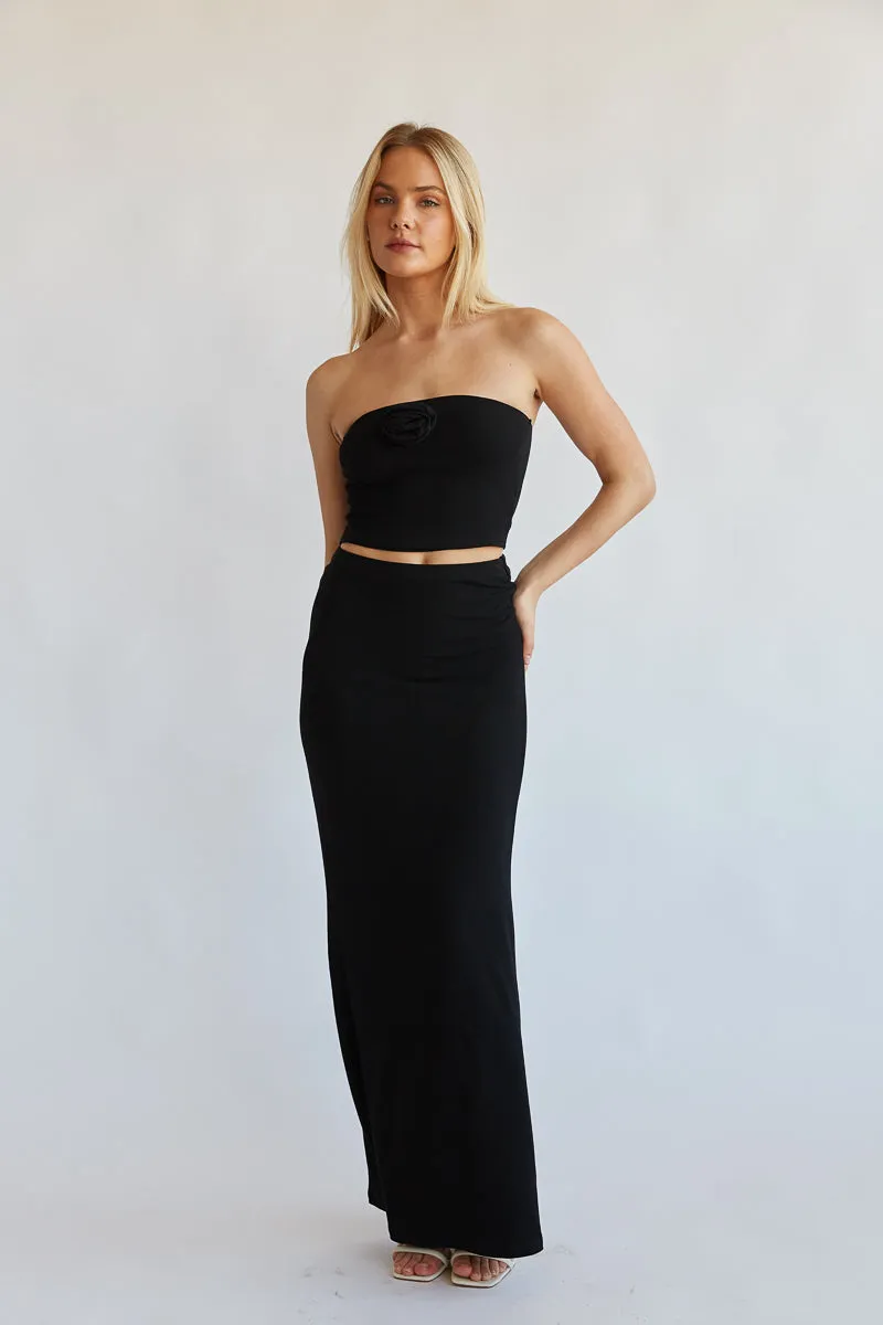 Rosalyn High-Rise Maxi Skirt