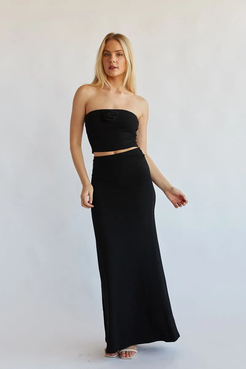 Rosalyn High-Rise Maxi Skirt