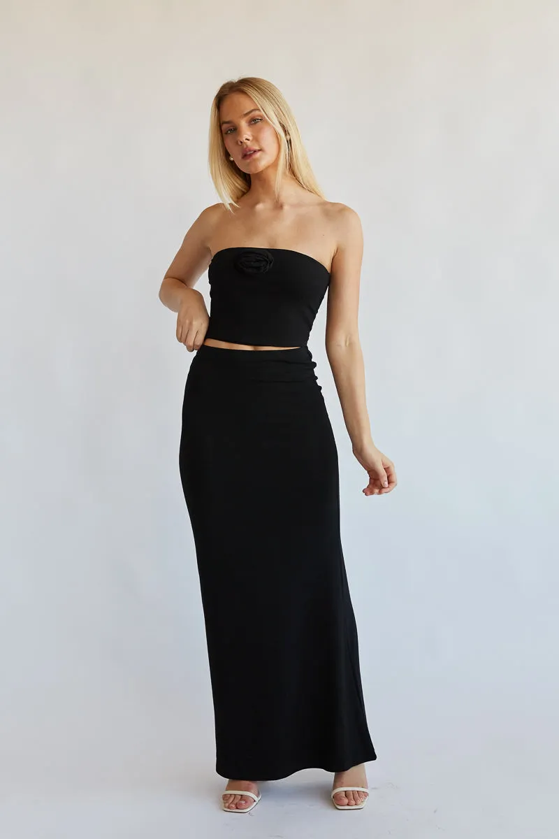 Rosalyn High-Rise Maxi Skirt