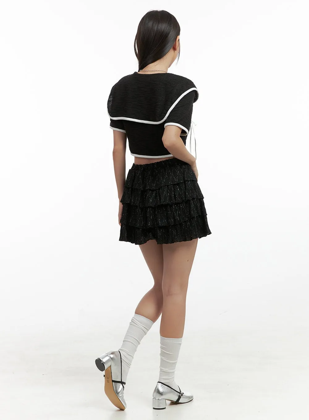 Ruffle Mini Skirt OG407