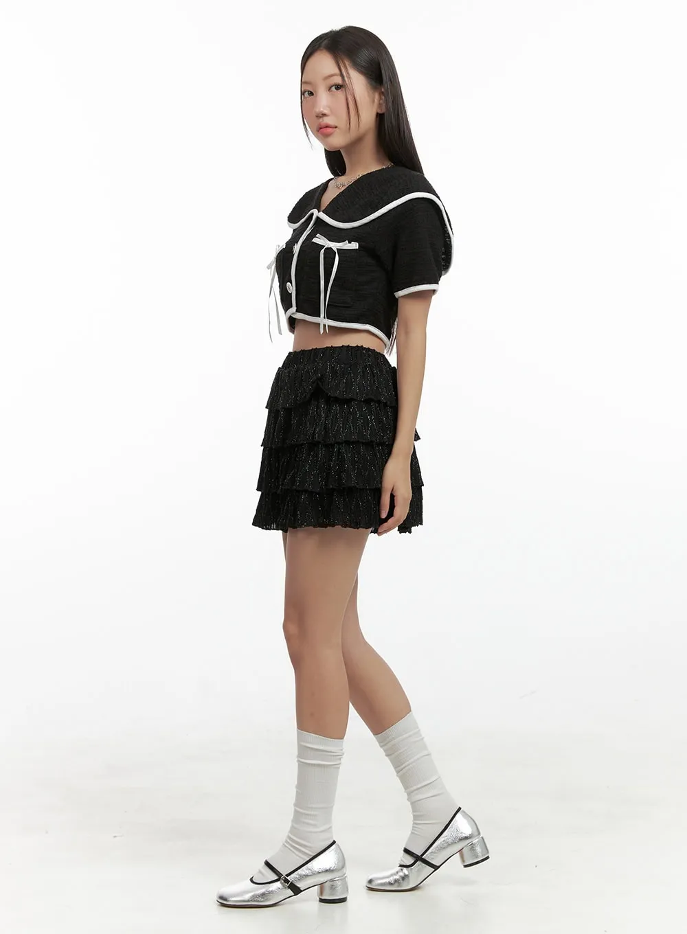 Ruffle Mini Skirt OG407