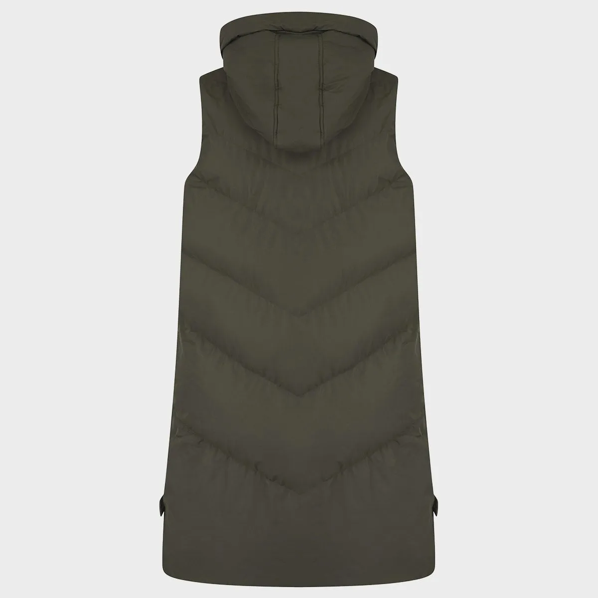 Saint and Sinner Khaki Quilted Gilet