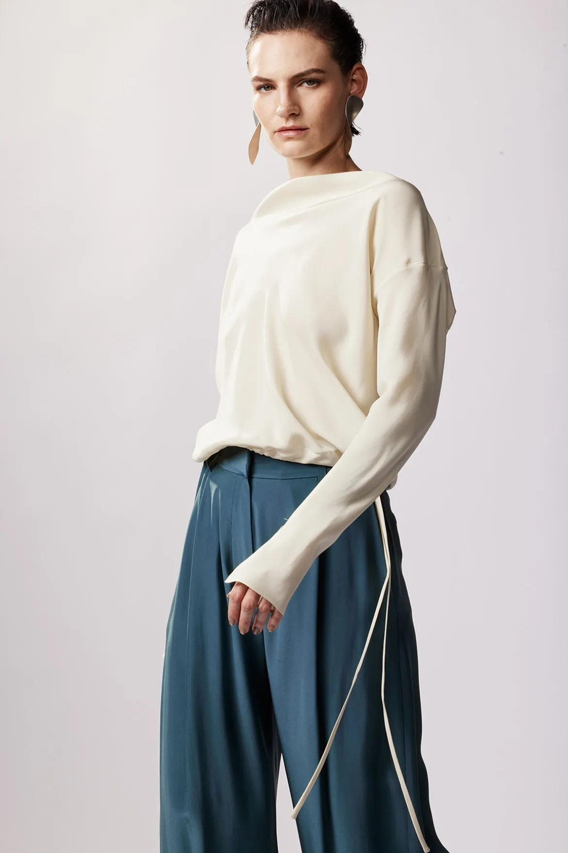 Salacia Long Sleeve Blouse - Mineral