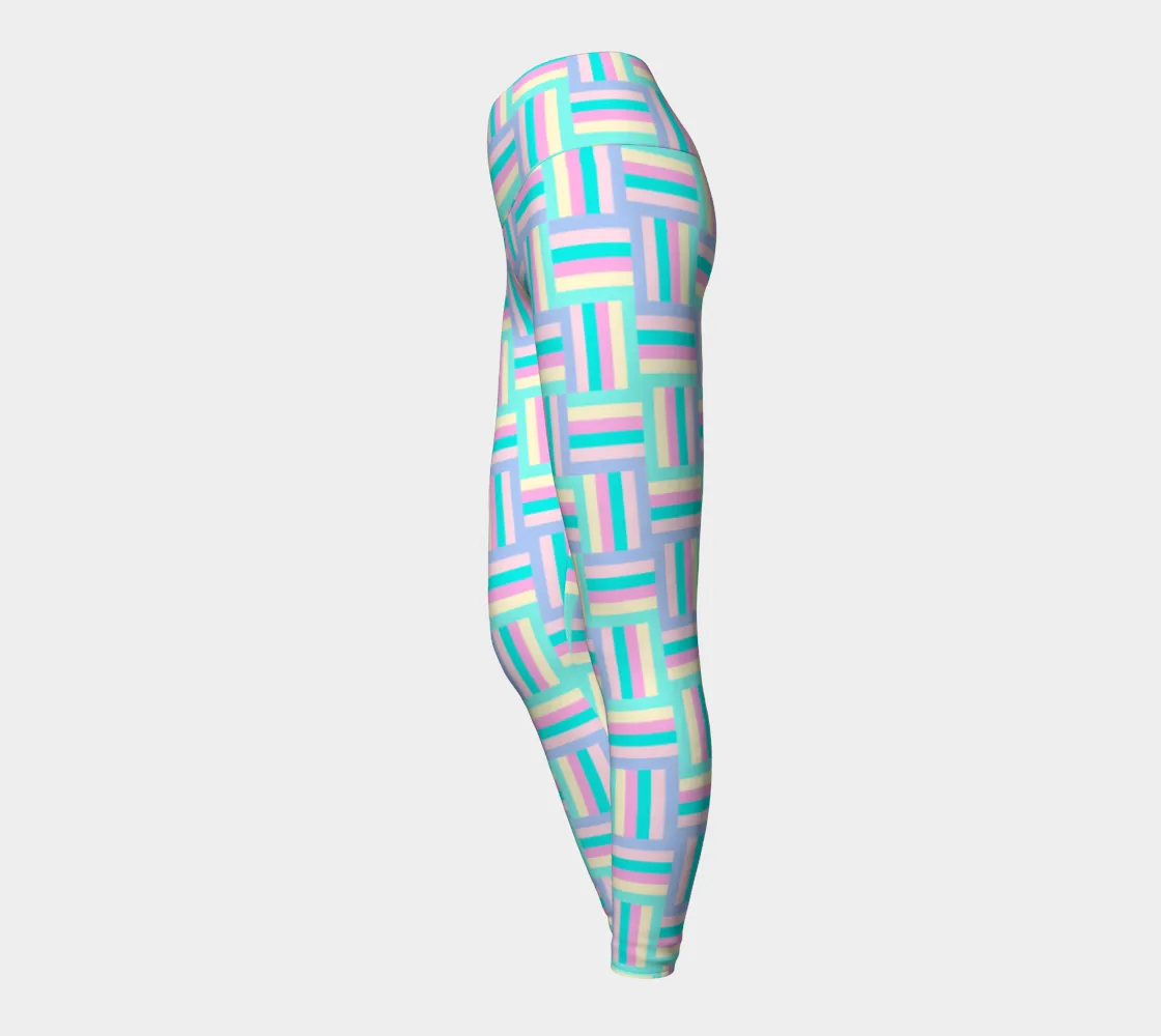 Screen Color Matrix Yoga Leggings