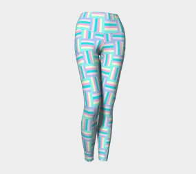 Screen Color Matrix Yoga Leggings