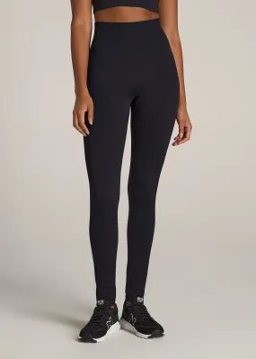 Seamless Leggings for Tall Women in Black