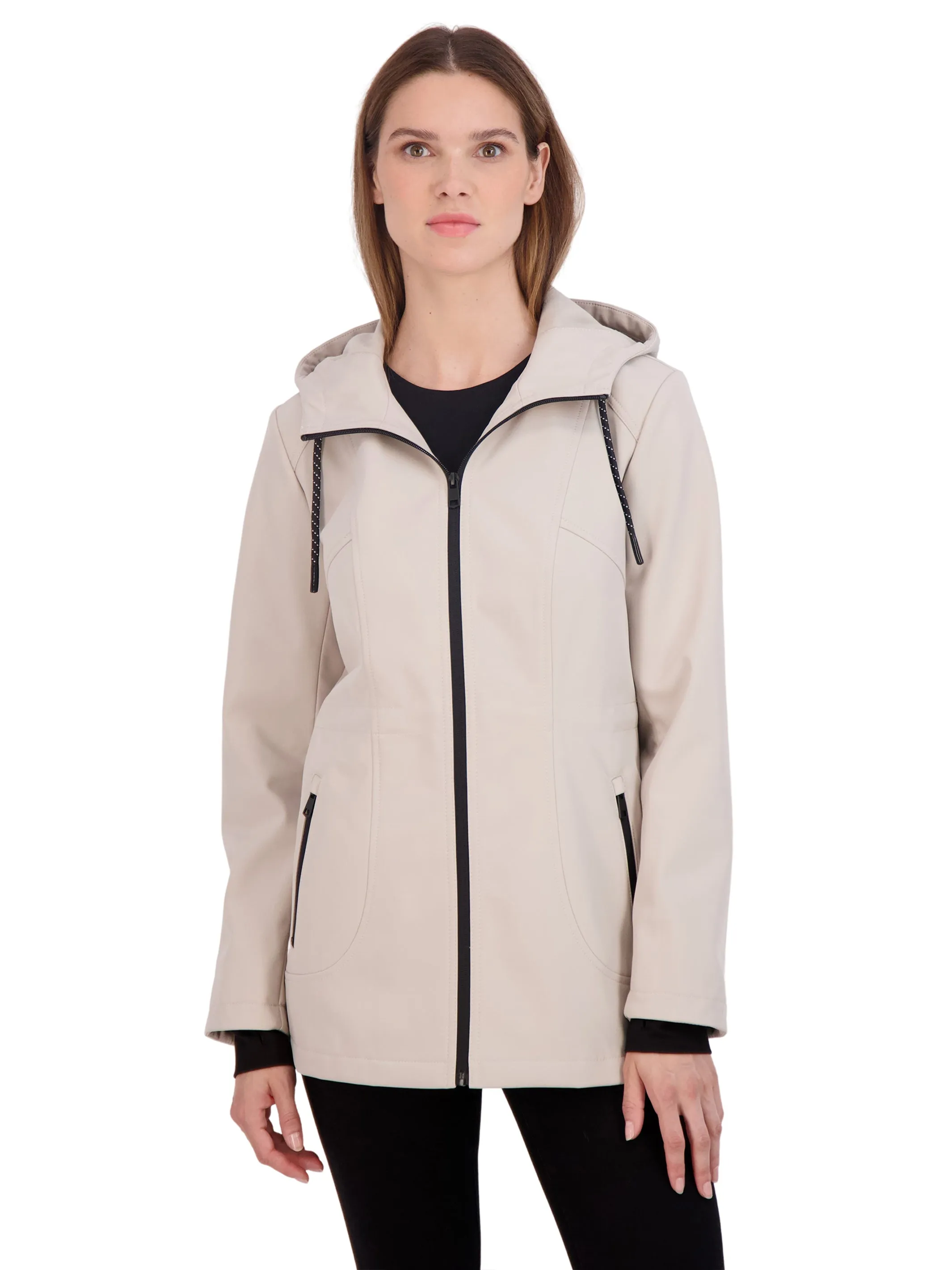 Sebby Collection Sport Women's Soft Shell Jacket with Hood