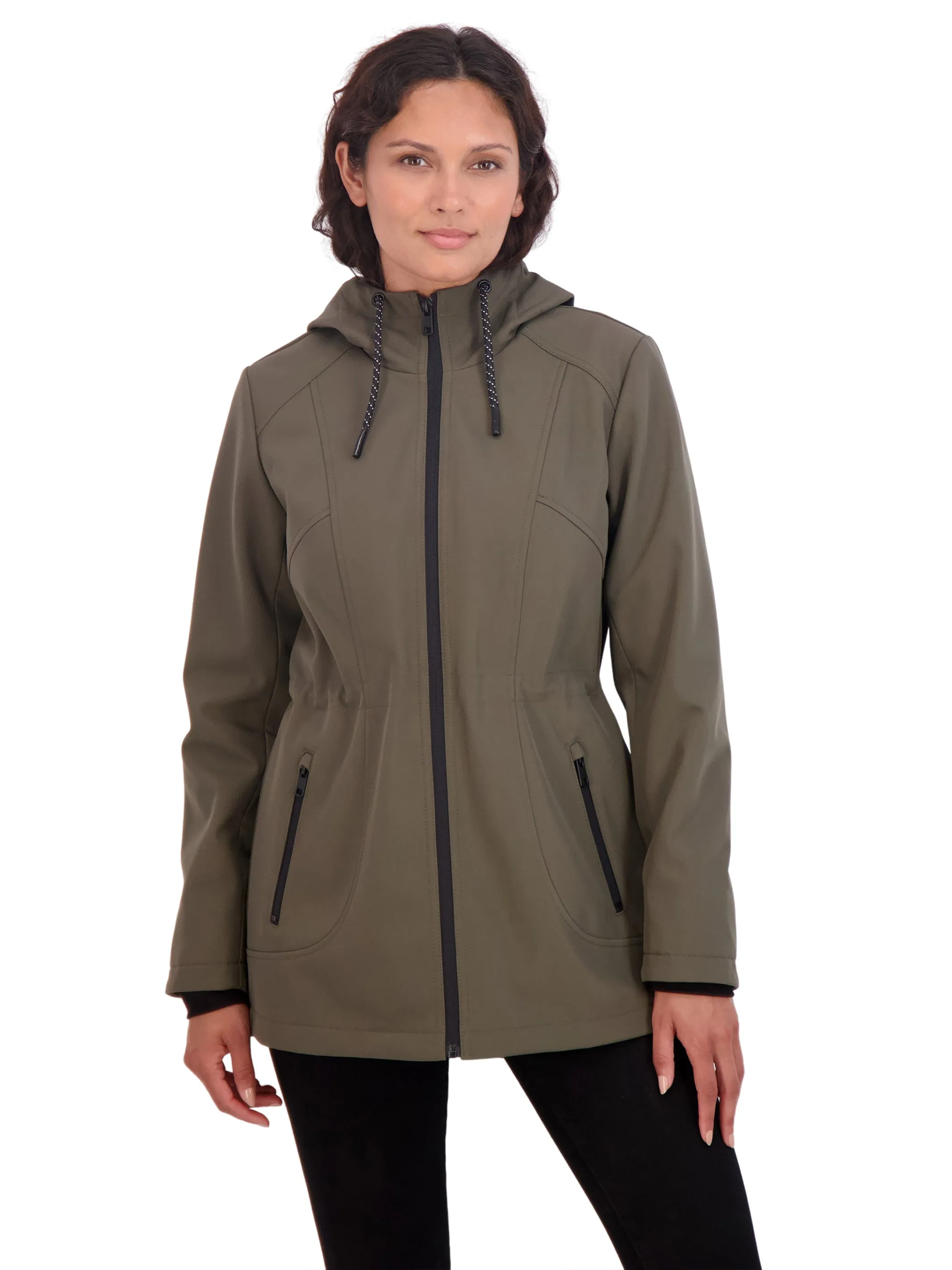 Sebby Collection Sport Women's Soft Shell Jacket with Hood