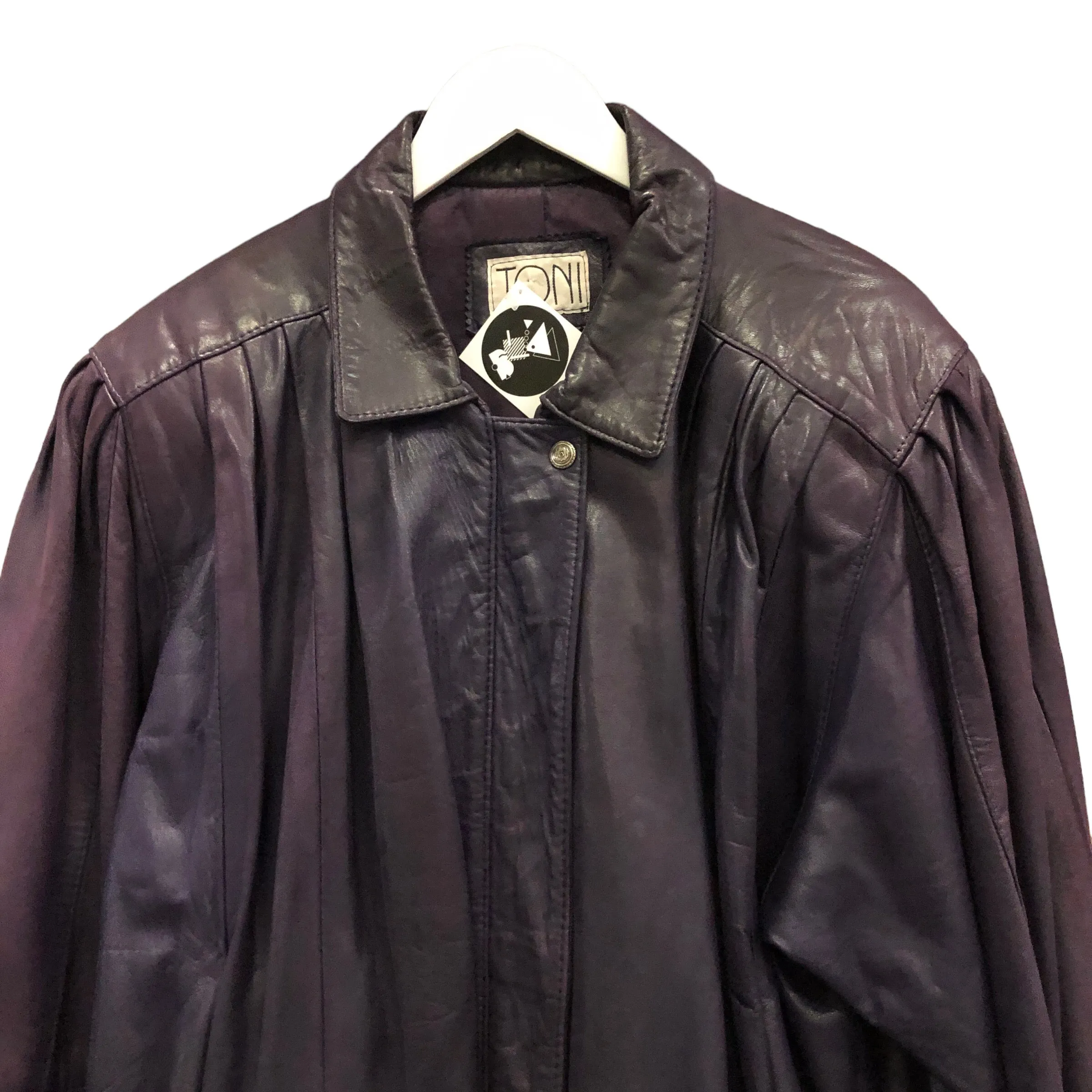 Soft Purple Leather Jacket