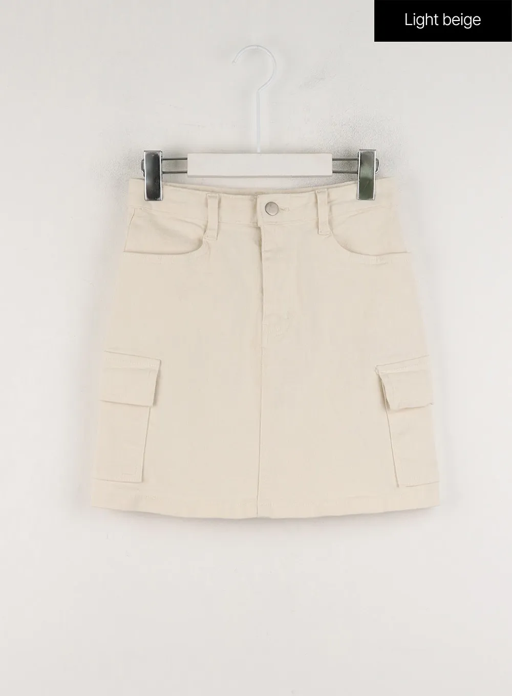 Solid Cargo Mini Skirt OD308