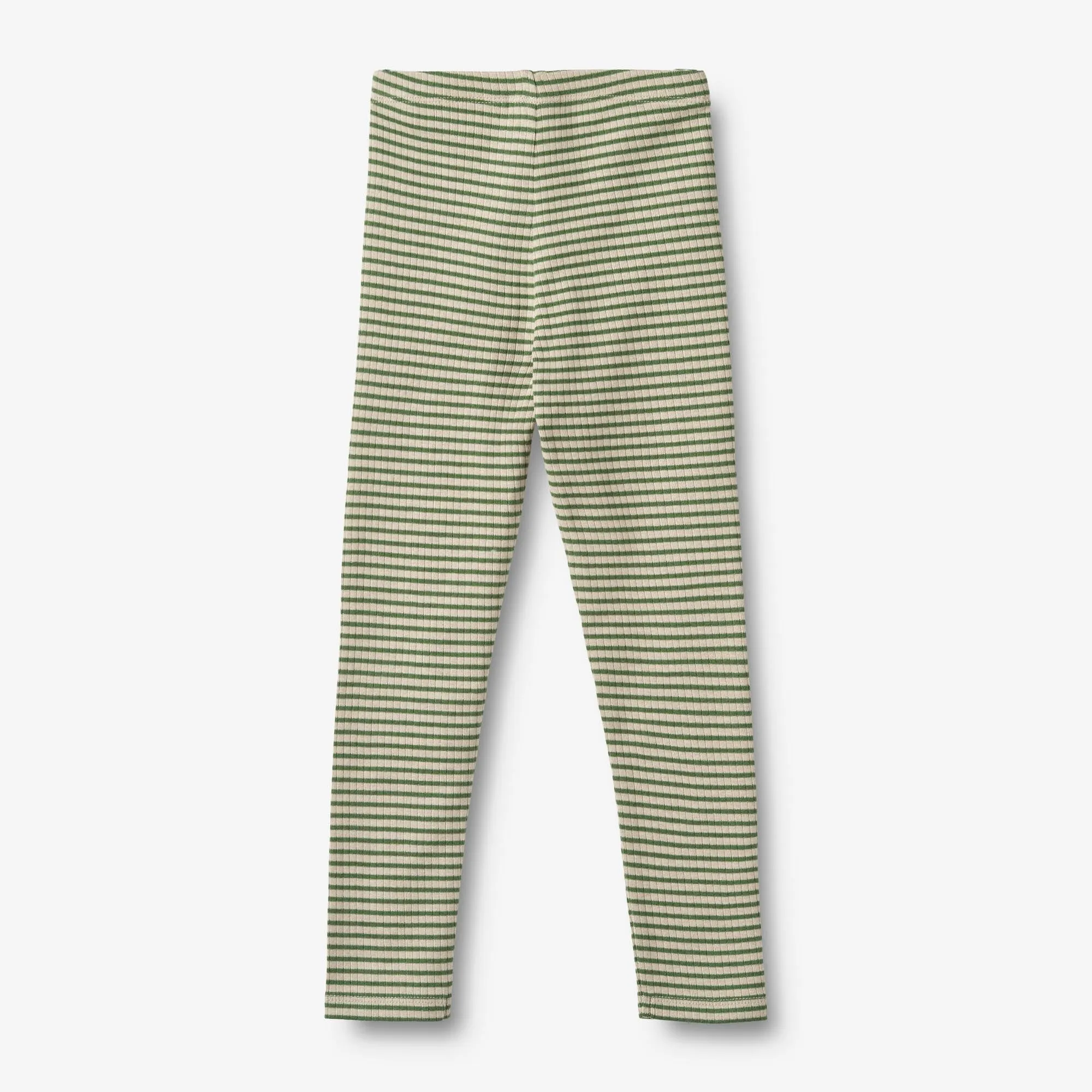 Striped Leggings Jules - elm green stripe