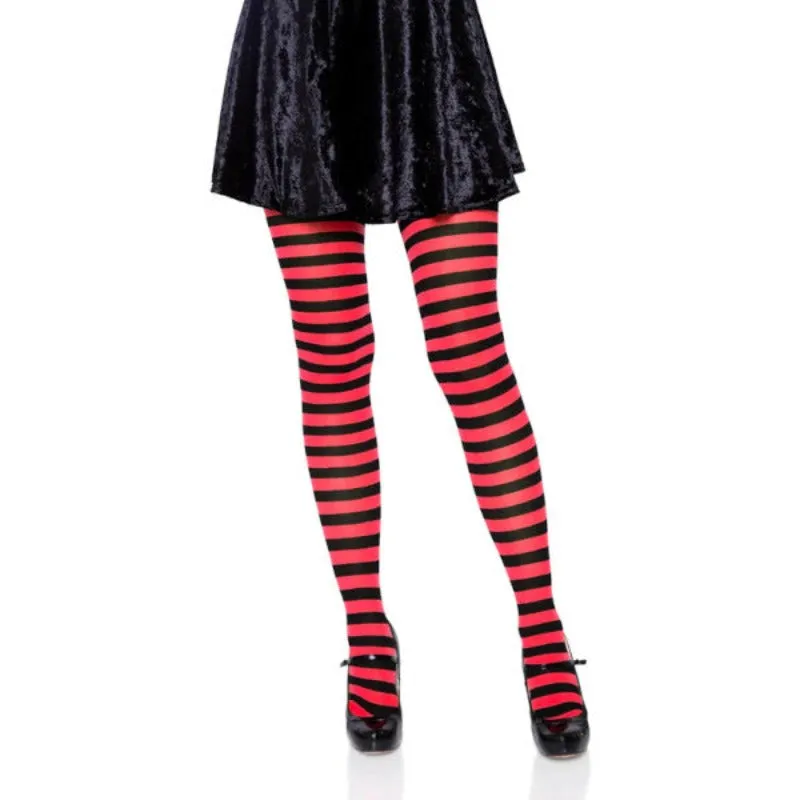 Striped Tights - Asst Colors - Leg Avenue