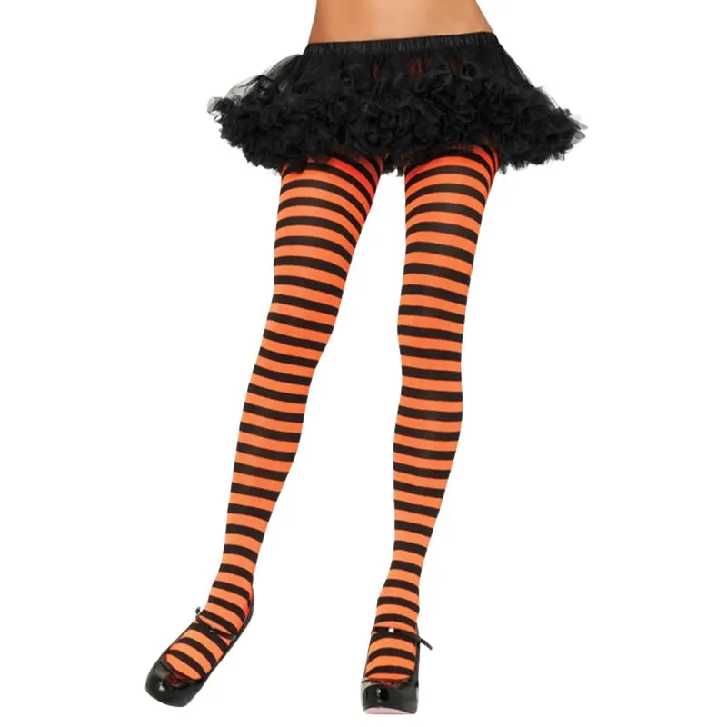 Striped Tights - Asst Colors - Leg Avenue