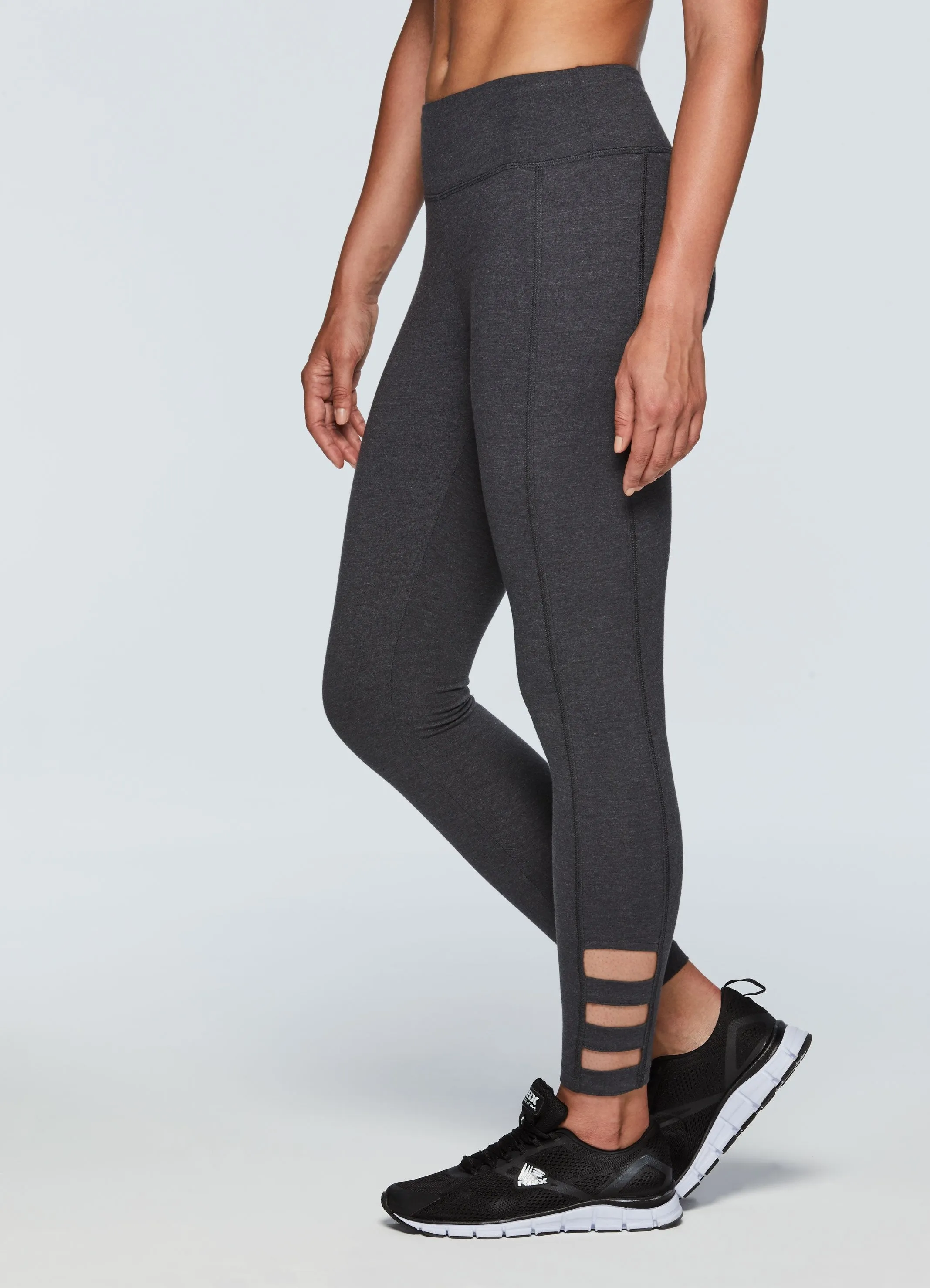 Studio Cotton Spandex Strappy Side Legging