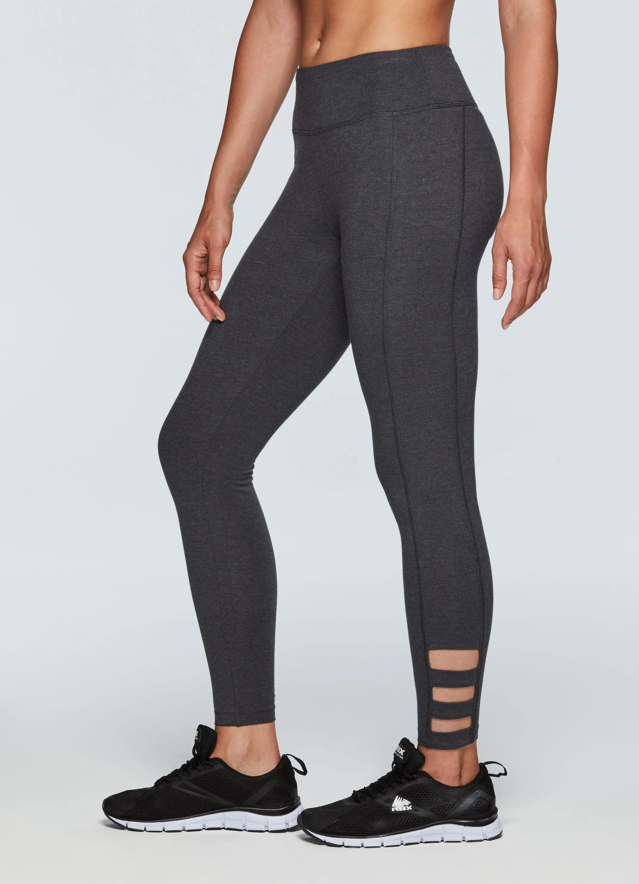 Studio Cotton Spandex Strappy Side Legging