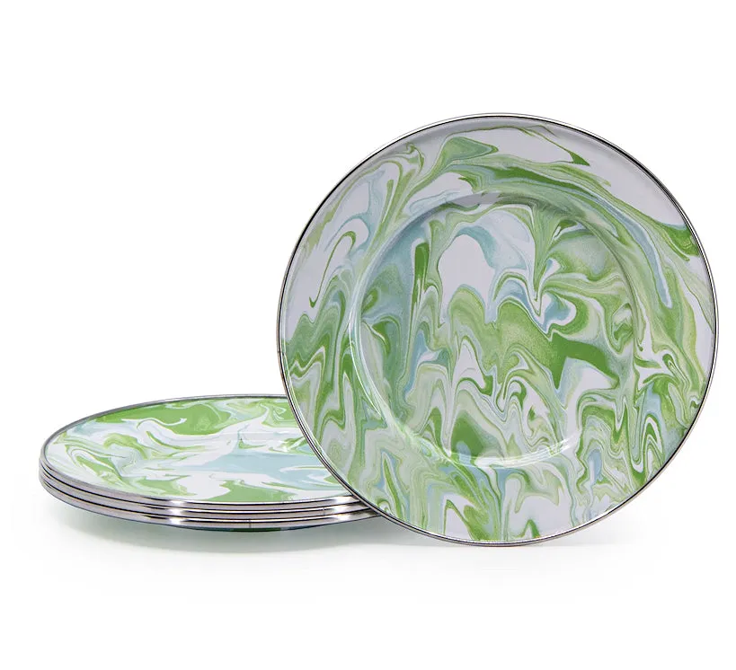 Swirling Seas Porcelain Enamelware Dinnerware