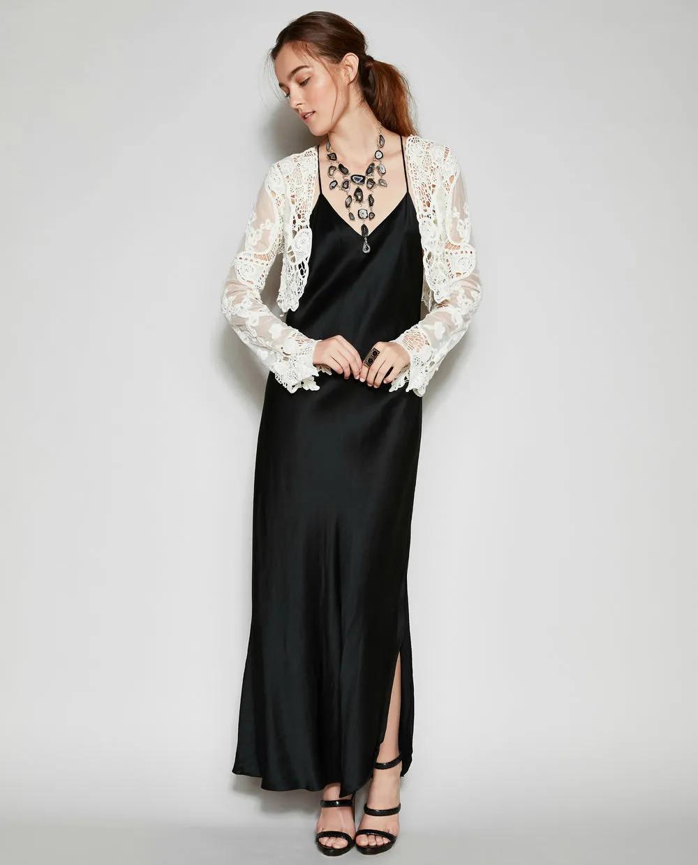 THE DELILAH LACE BOLERO JACKET