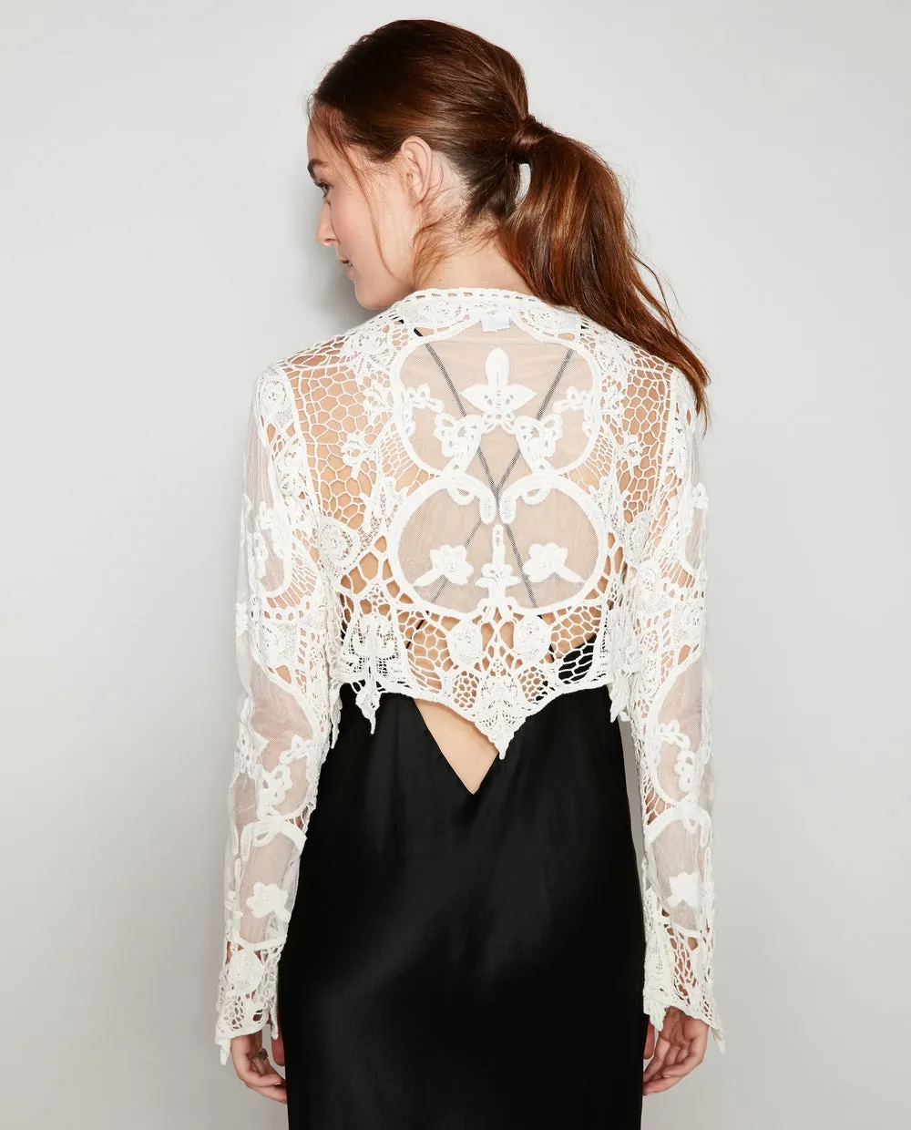 THE DELILAH LACE BOLERO JACKET