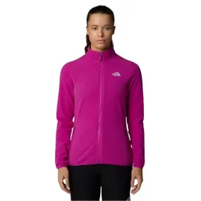 The North Face Womens 100 Glacier FZ Fleece Jacket Deep Mulberry