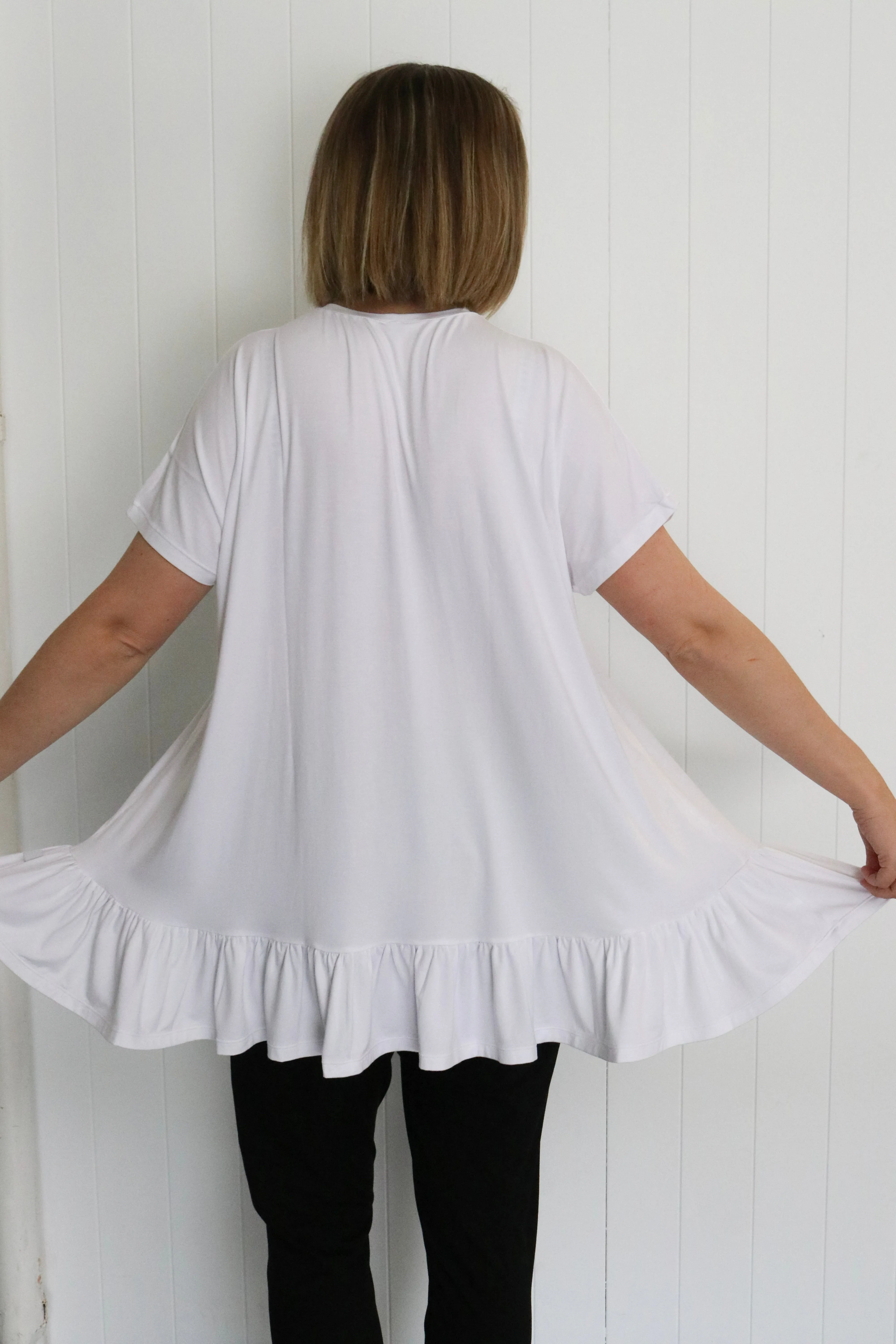 The Sofie Top - White