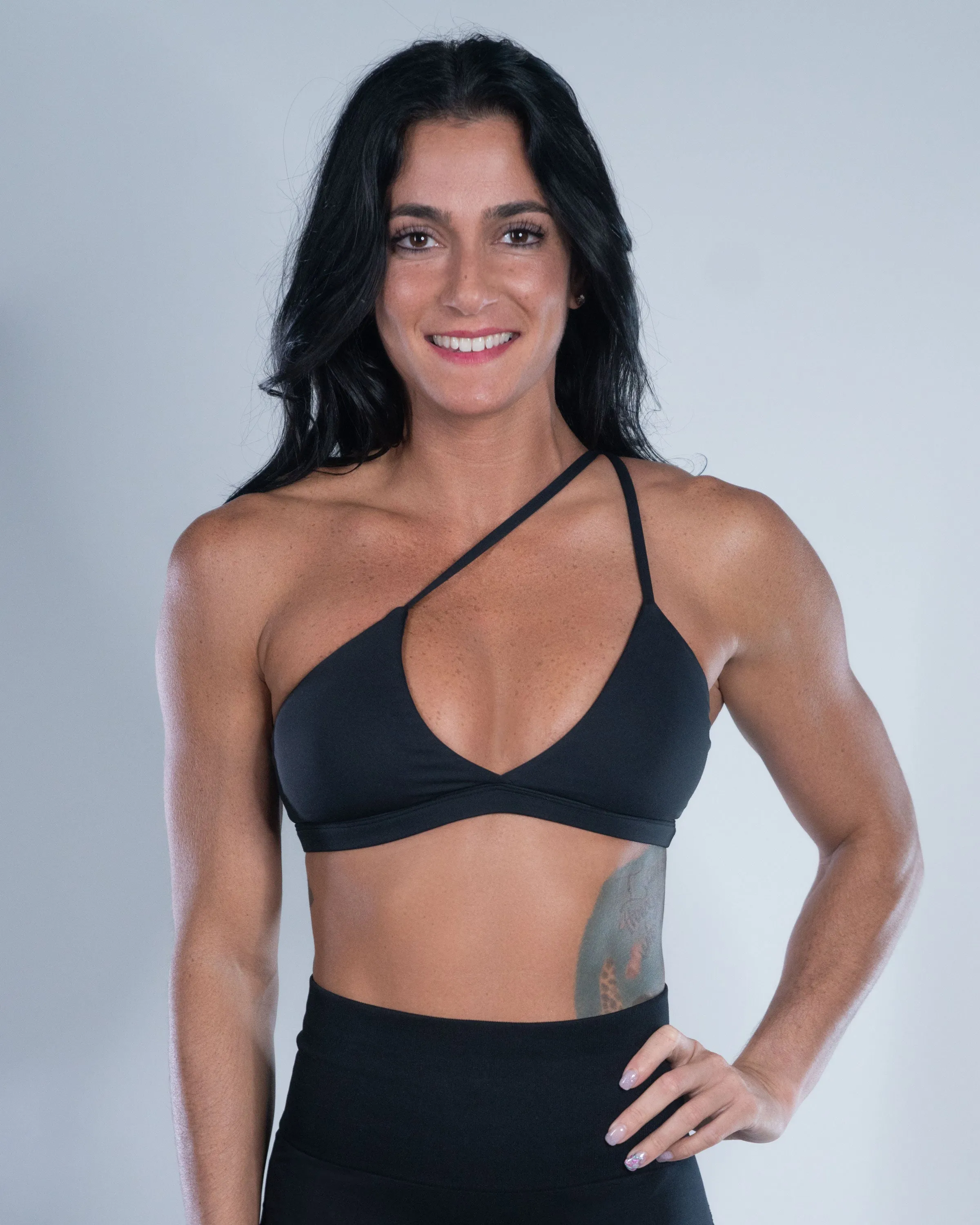 Triple Threat Sports Bra White