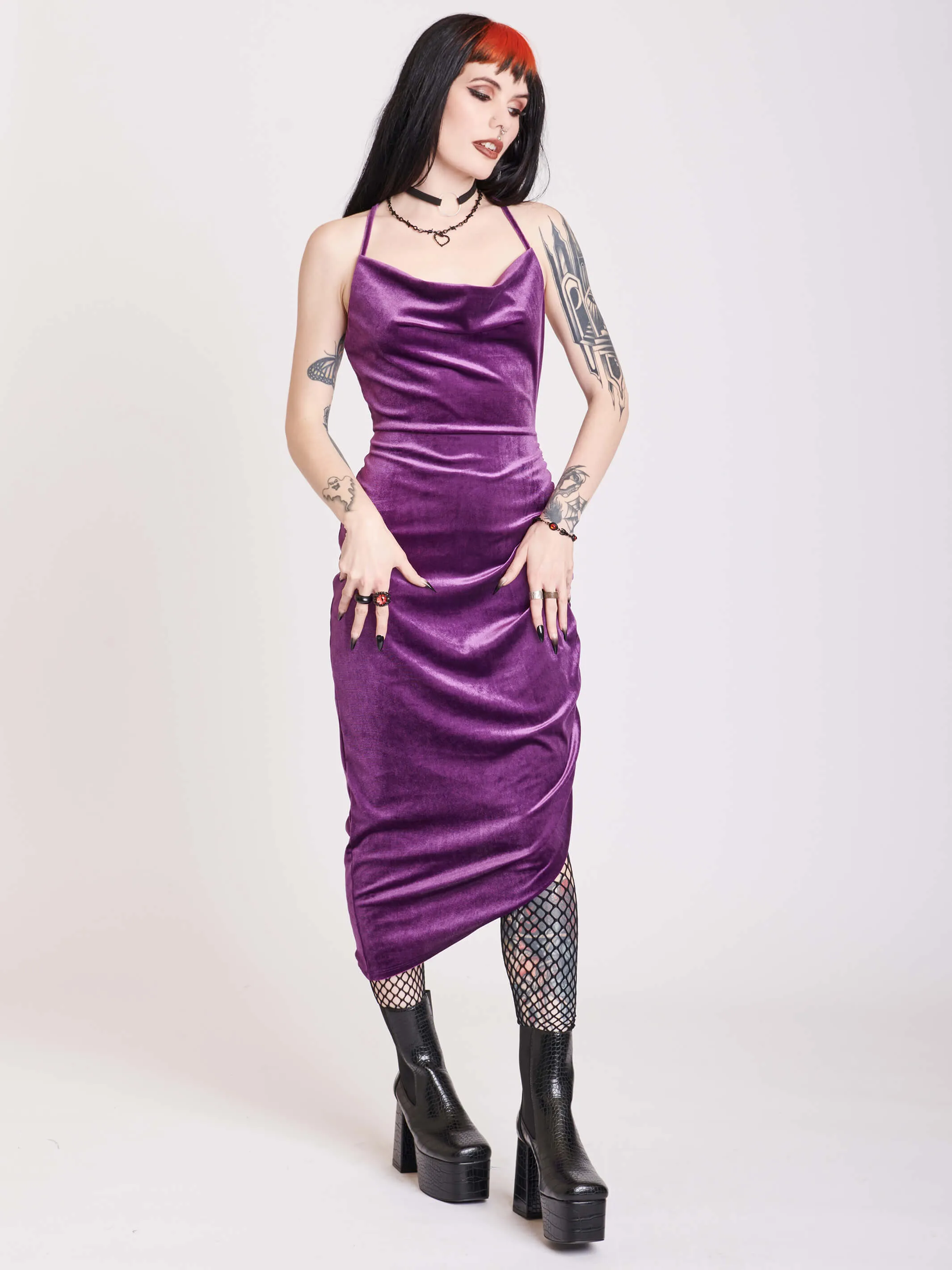 Velvet Cocktail Dress