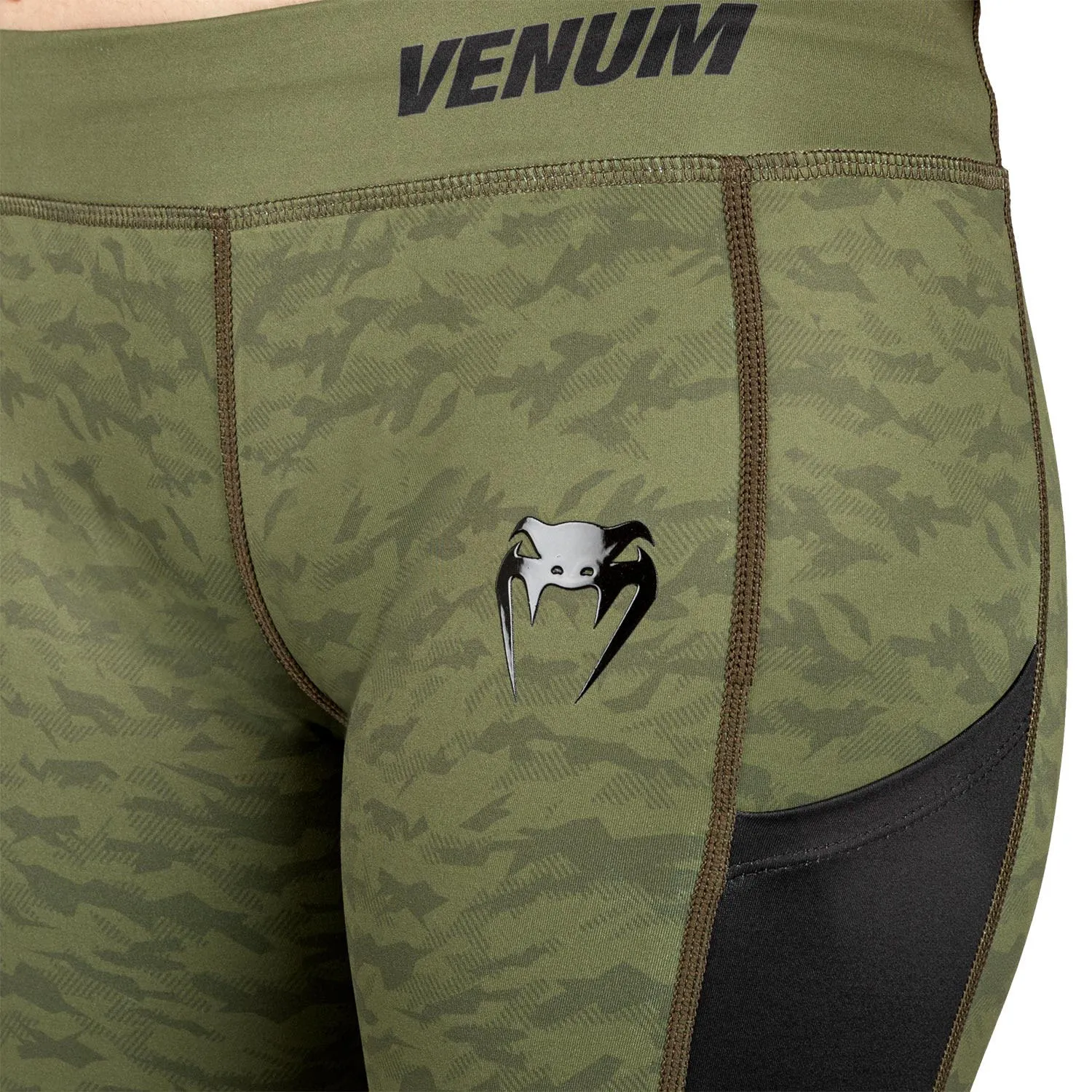 Venum Power 2.0 Leggings - For Women - Khaki/Black