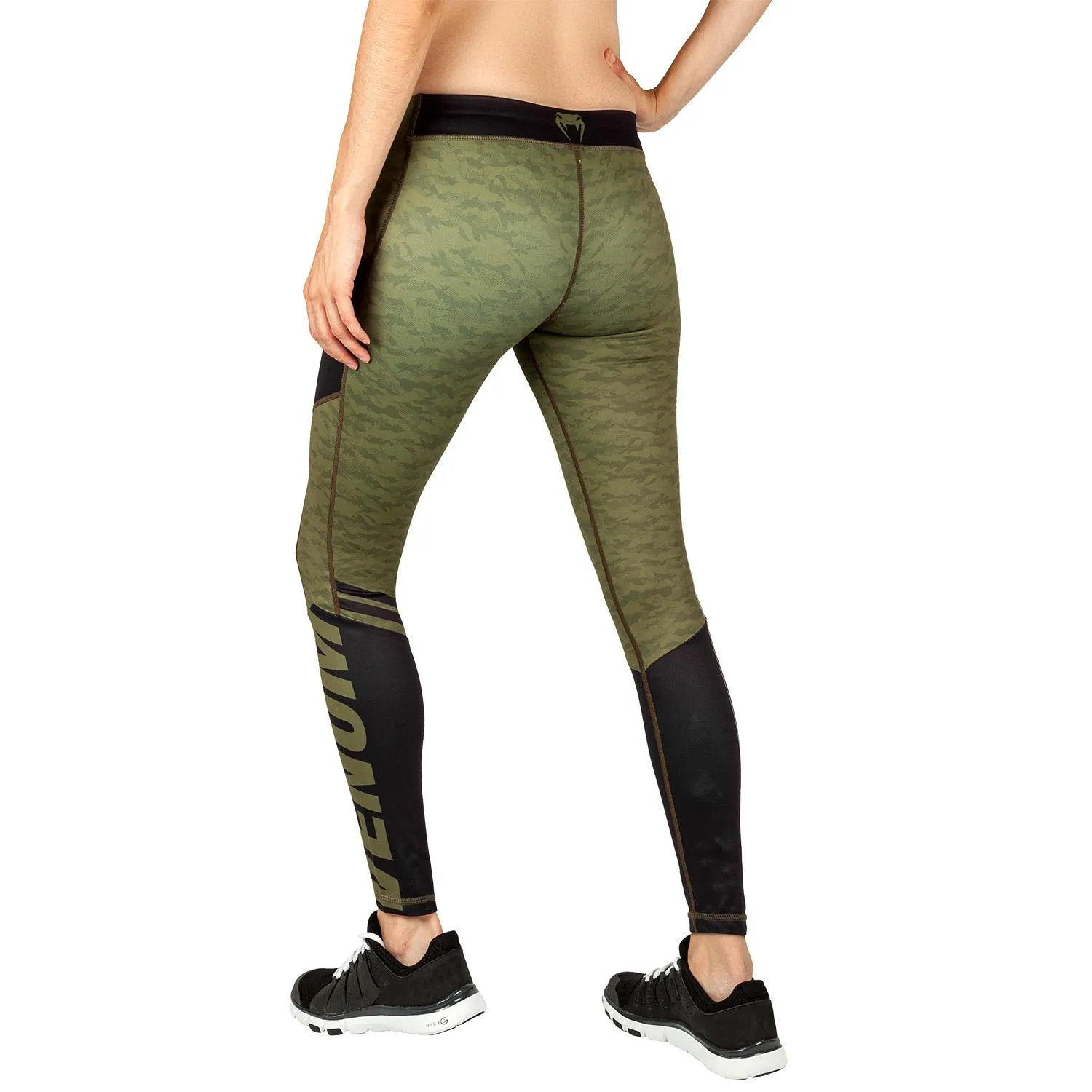 Venum Power 2.0 Leggings - For Women - Khaki/Black