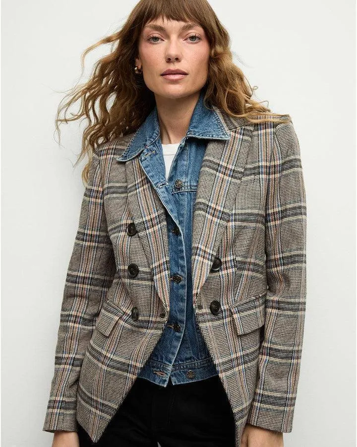 Veronica Beard Miller Multicolor Plaid Dickey Jacket