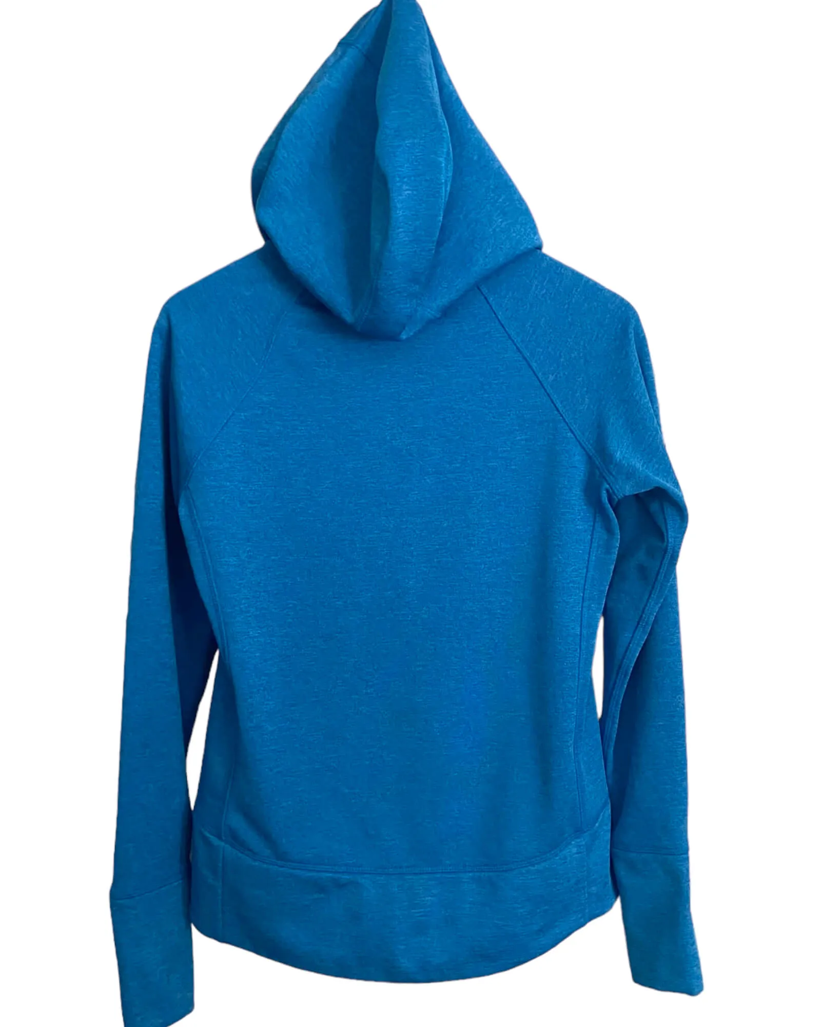 Warm Spring Azure Zipper Hooded Jacket