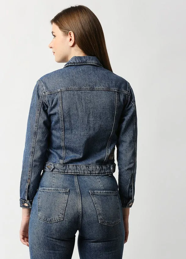 Women's Essential Blue Denim Jacket