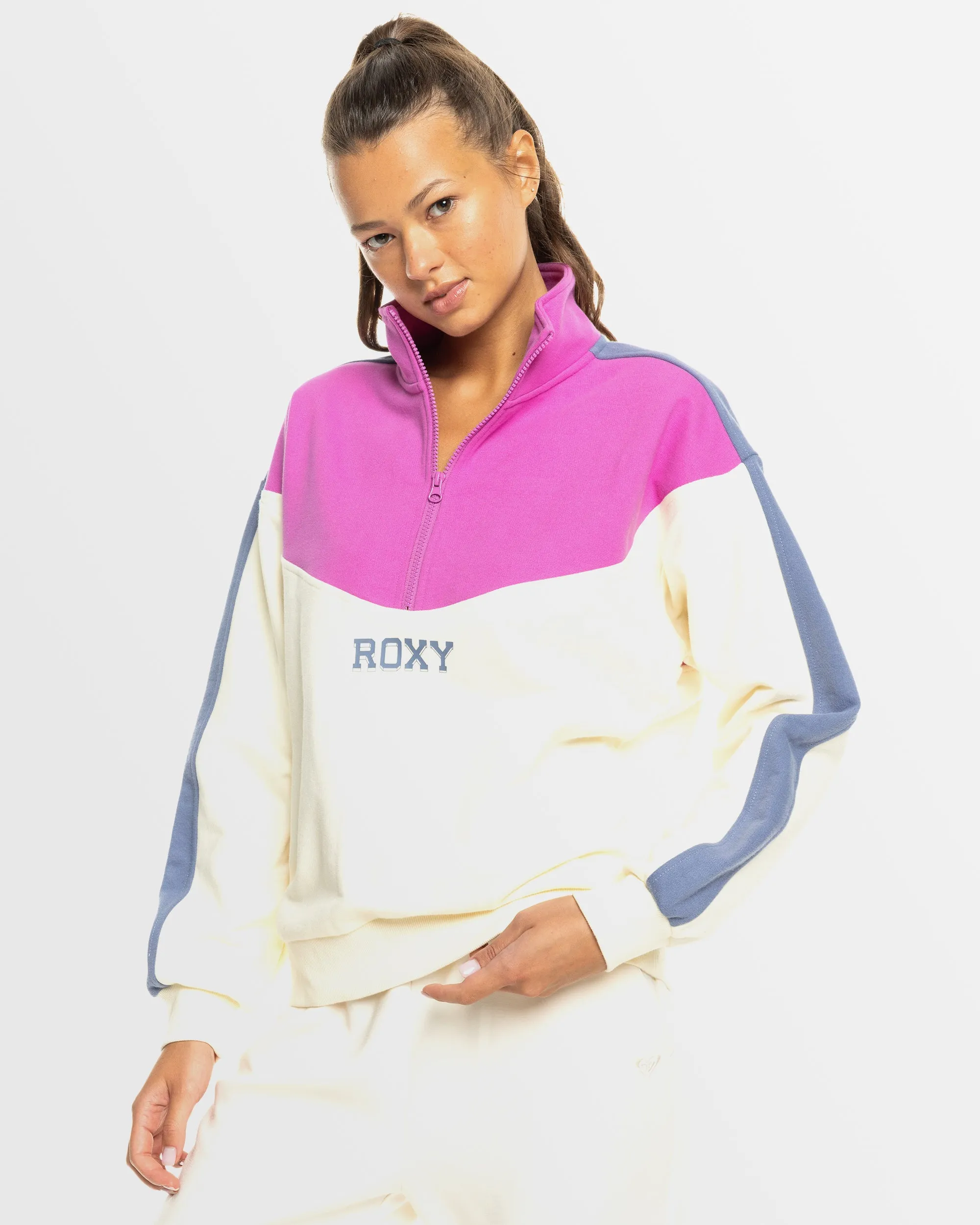 Womens Essential Energy Half-Zip Sweatshirt