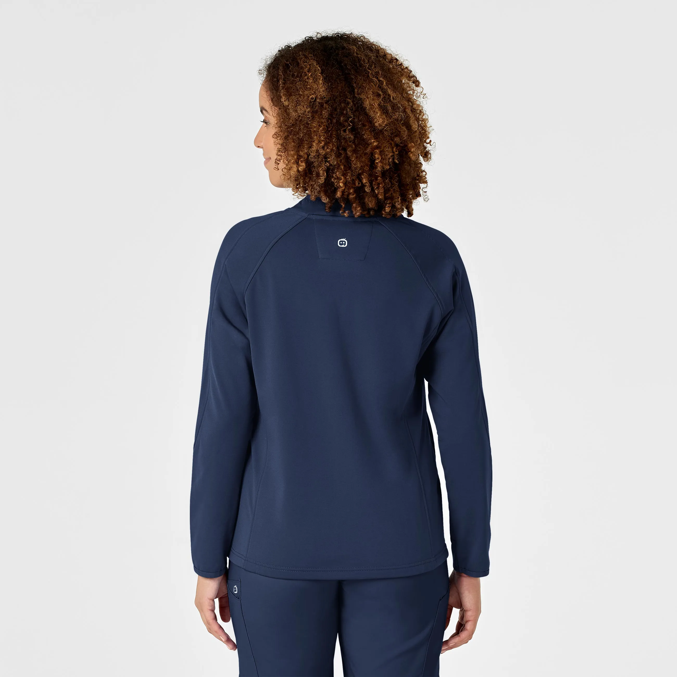 Women's Fleece Full Zip Jacket - Navy