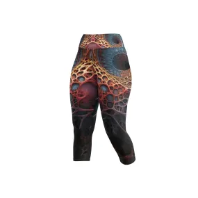 Yoga Capri Leggings Bio Black Hole