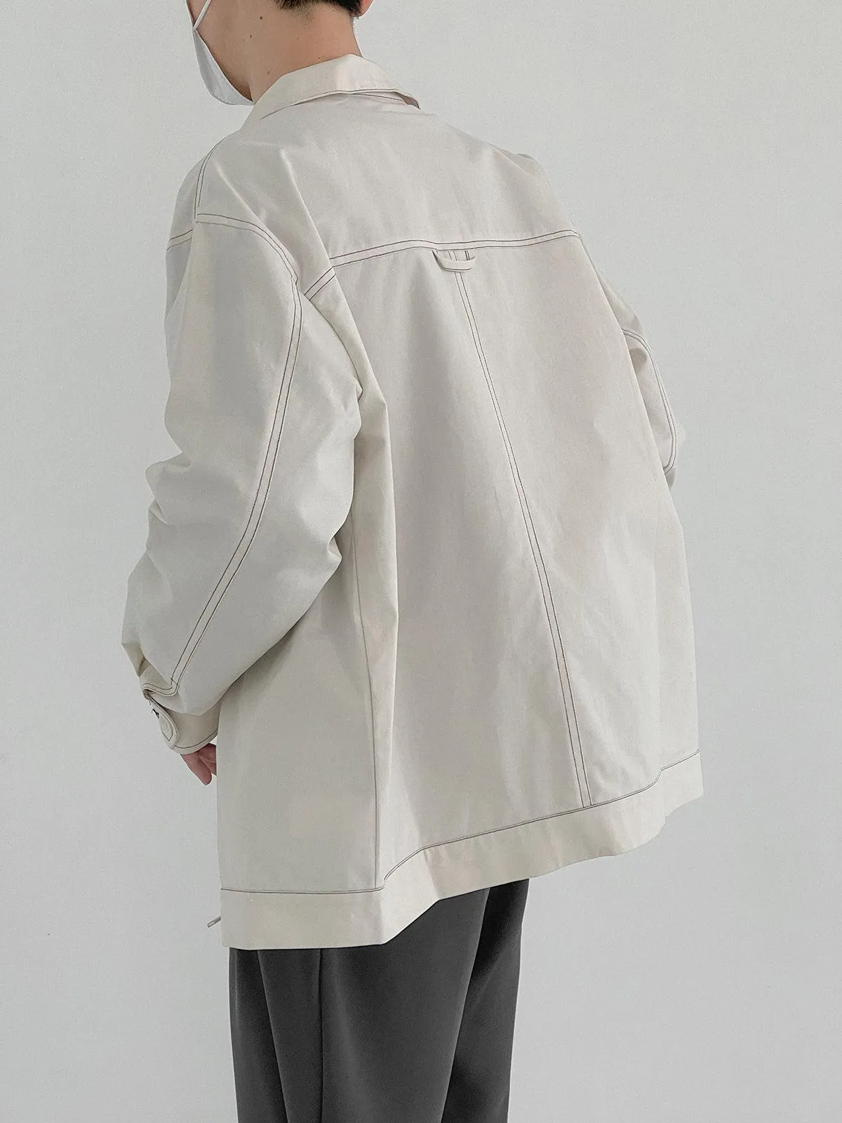 Zhou Essential Piped Double Pocket Jacket